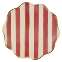Fall Stripe Dinner Plates