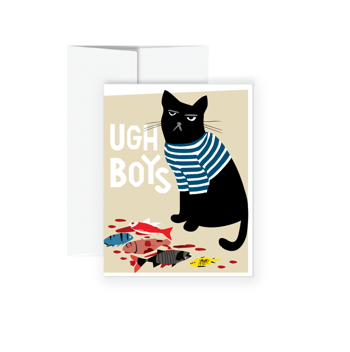 Greeting Card - Ugh Boys