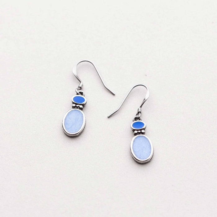 Fusion / Winter Wire Earrings | Pewter | Dangle Earrings