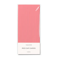 Red Pinstripes tissue paper