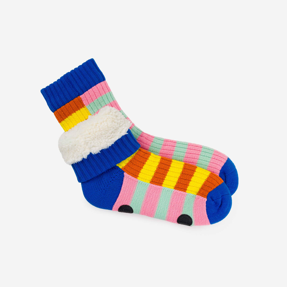 Super Stripe Knit House Socks