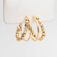 The Suri Hoop Studs 18k / Bella Rey