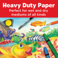 Watercolor Paint Paper Pad 9" x 12" Heavy-Duty 15 Pages