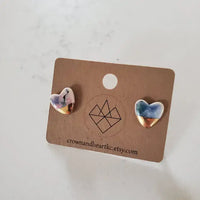 Heart Stud Earrings