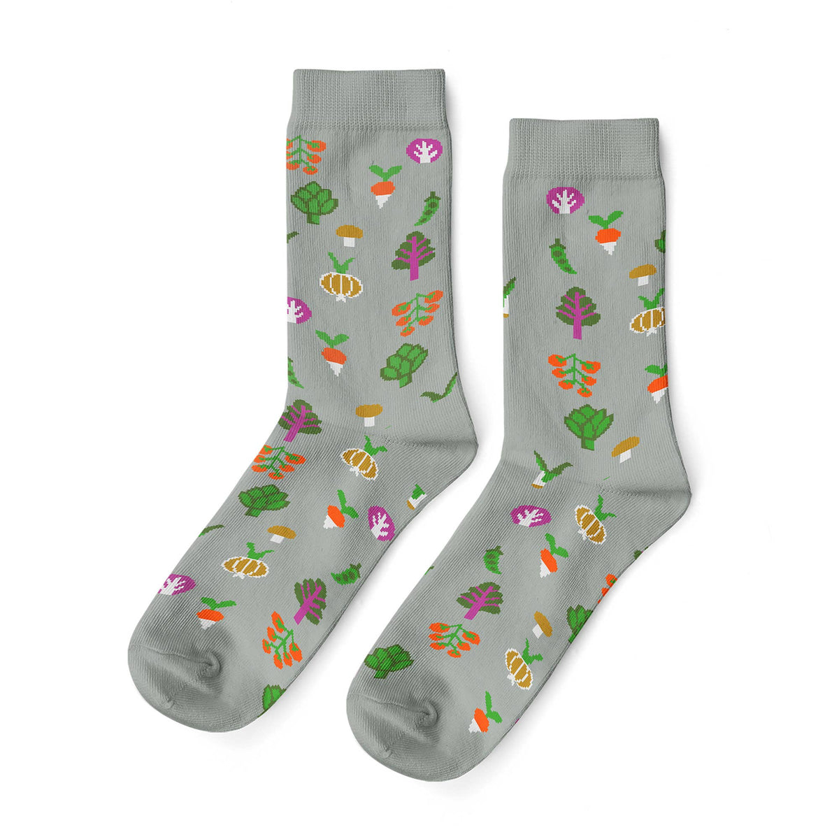 Veggies Crew Socks | Foodie Garden Gift | Small