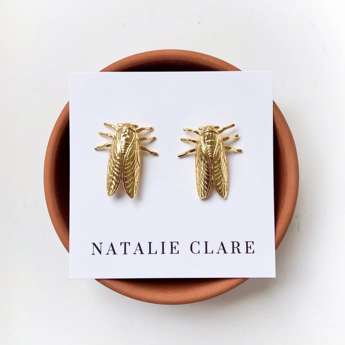 Cicada Earrings / Natalie Clare