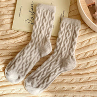 Candy Color Warm & Cozy Knit Socks
