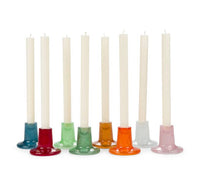 BRITISH COLOUR STANDARD - Glass Candleholder in Spanish Orange