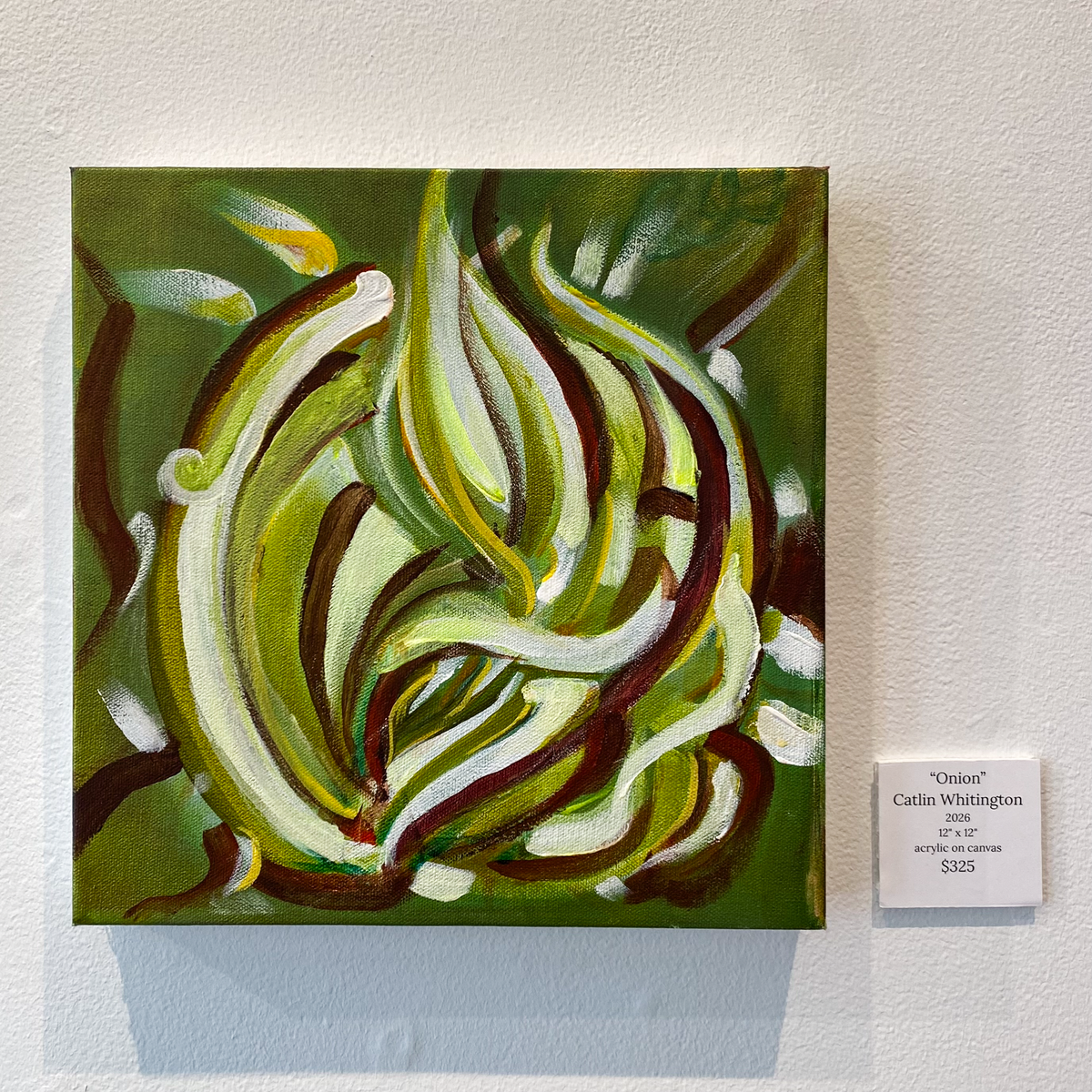 Onion - Original Acrylic Painting by Catlin Whitington