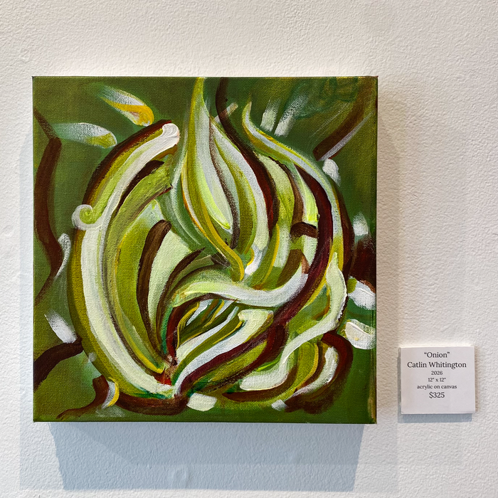 Onion - Original Acrylic Painting by Catlin Whitington