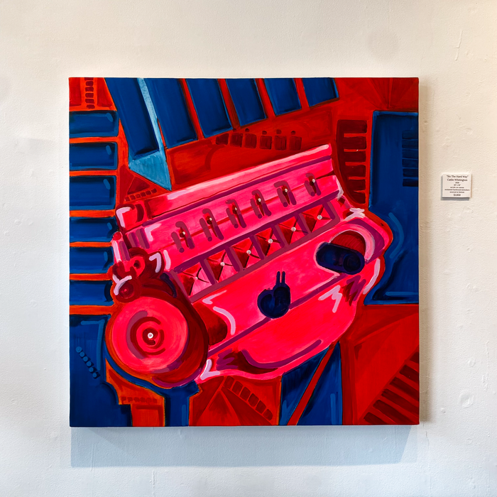 Six the Hard Way - Original Acrylic Painting by Catlin Whitington