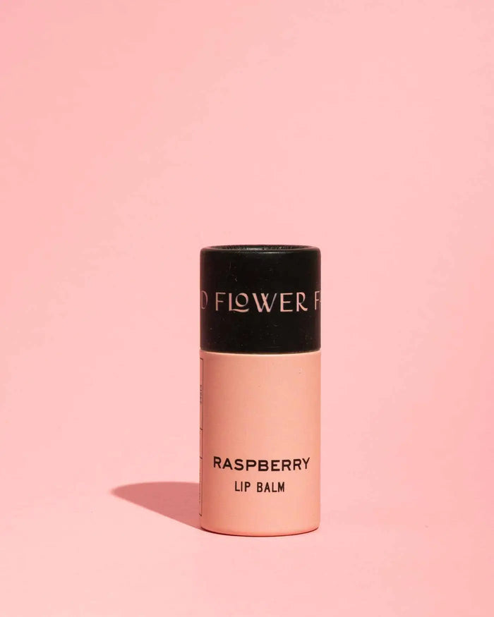 Raspberry Organic Lip Balm / 0.3 oz Biodegradable Tube
