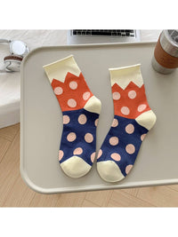 Rufia - Colorblock Crew Socks - Playful & Soft