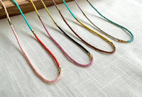 Cassis Beaded Necklace