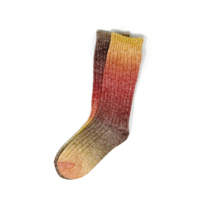 Ombre Sunset Knit Socks – Cozy & Colorful / Rainbow Unicorn Birthday Surprise