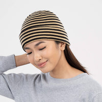 Simple Stripe Knit Beanie