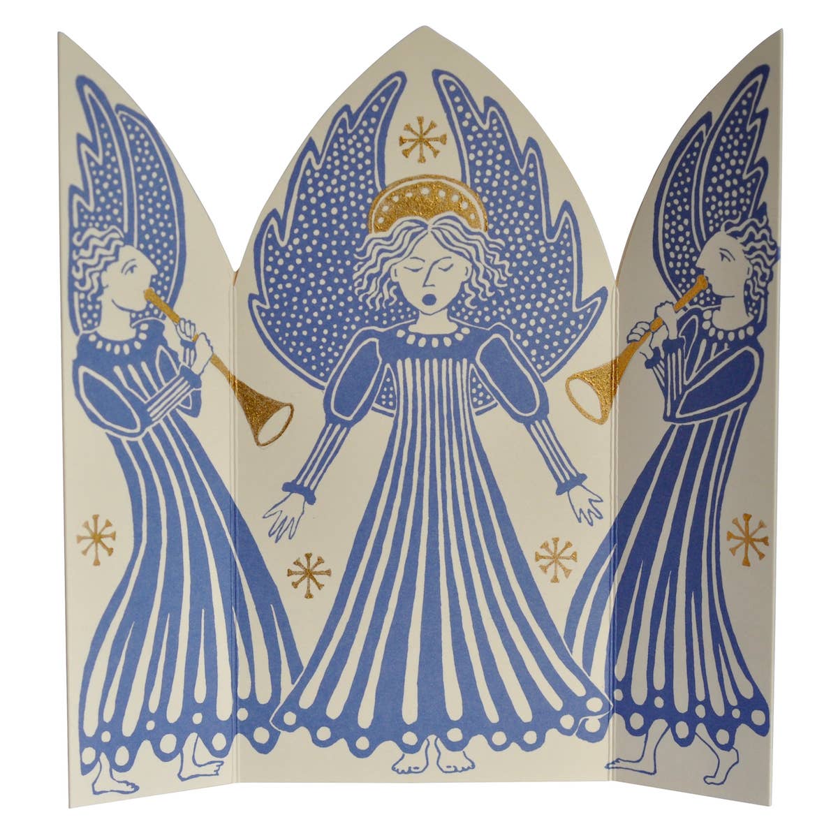 Extra Special Choir of Angels Triptych Card