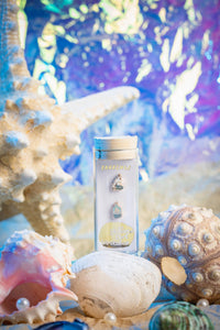 Mermaid & Bottle Earrings | Mismatched Gold Studs