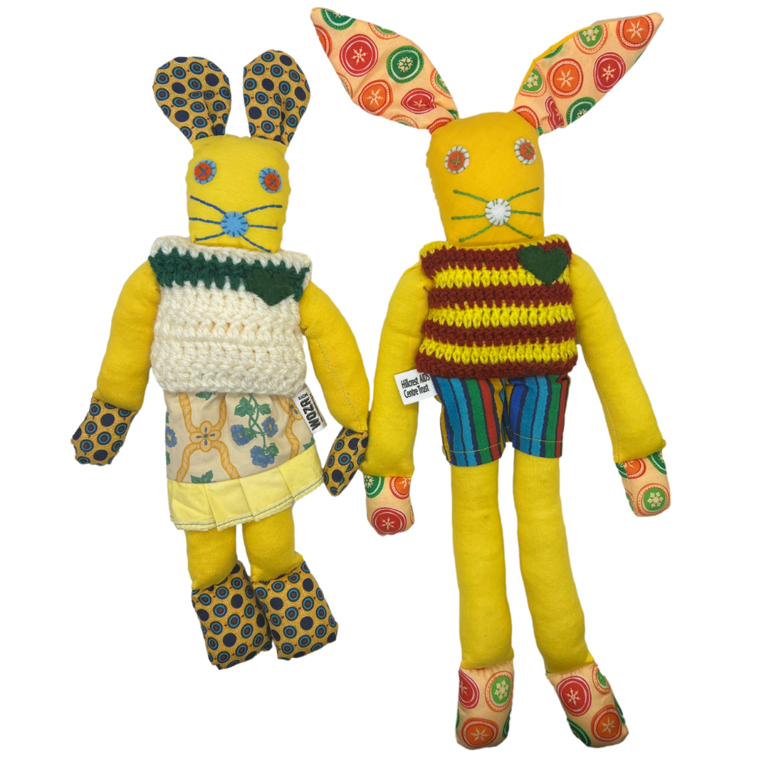 Handcrafted Small Yellow Bunnykat - Honey Bunny
