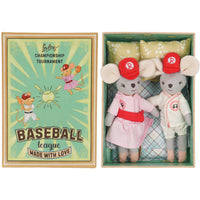 Baseball Mice Plush Toy Set