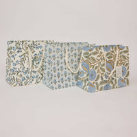 Block Printed Gift Bags (Medium) - Blue Stone Refresh