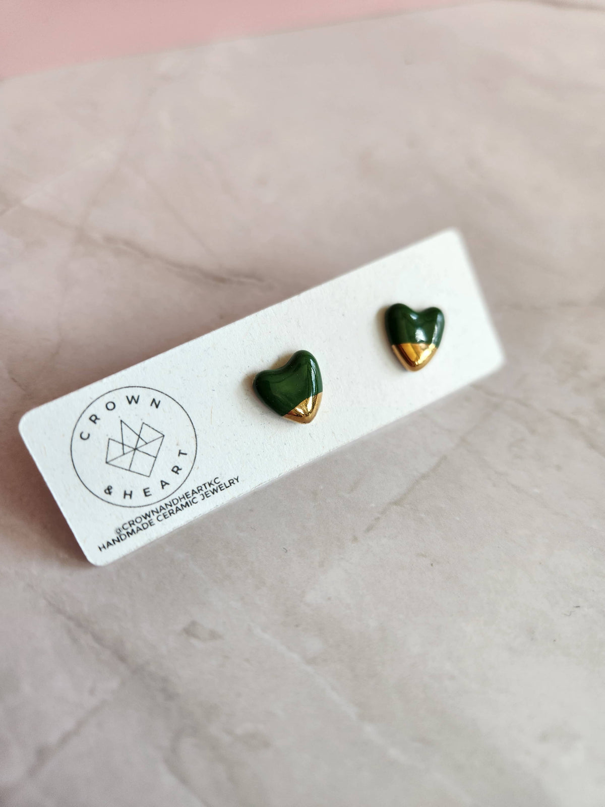 Heart Stud Earrings