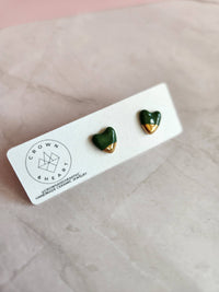 Heart Stud Earrings