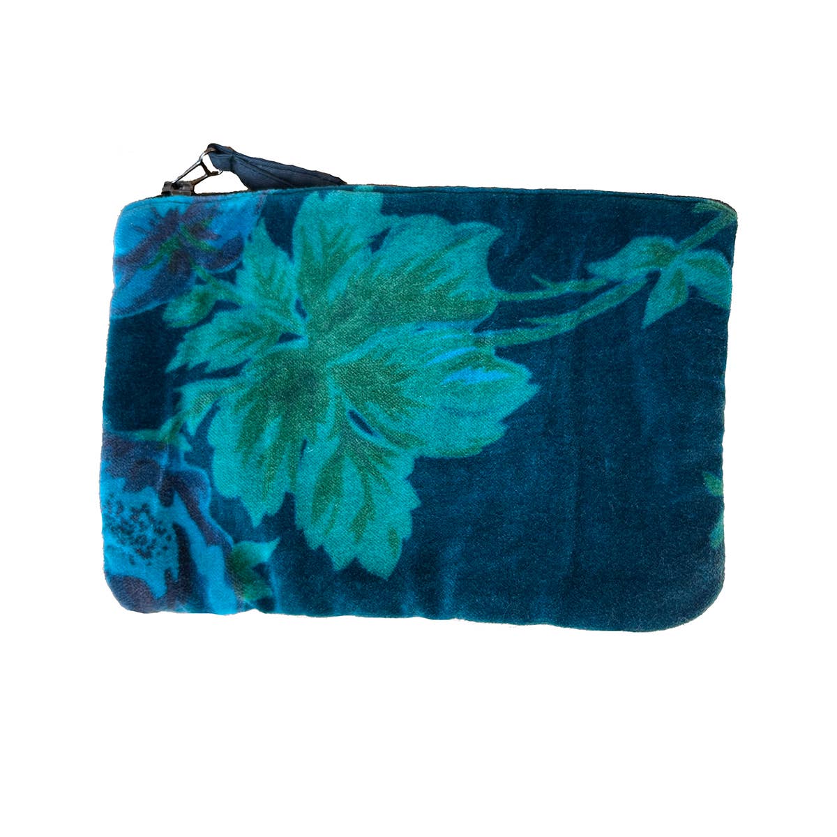 Napoli Velvet Pouch - Amelia Teal