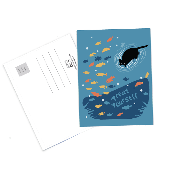Postcard - Treat Yourself