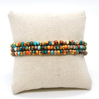 Rainbow Jasper 1 + Gold Bracelet Bundle