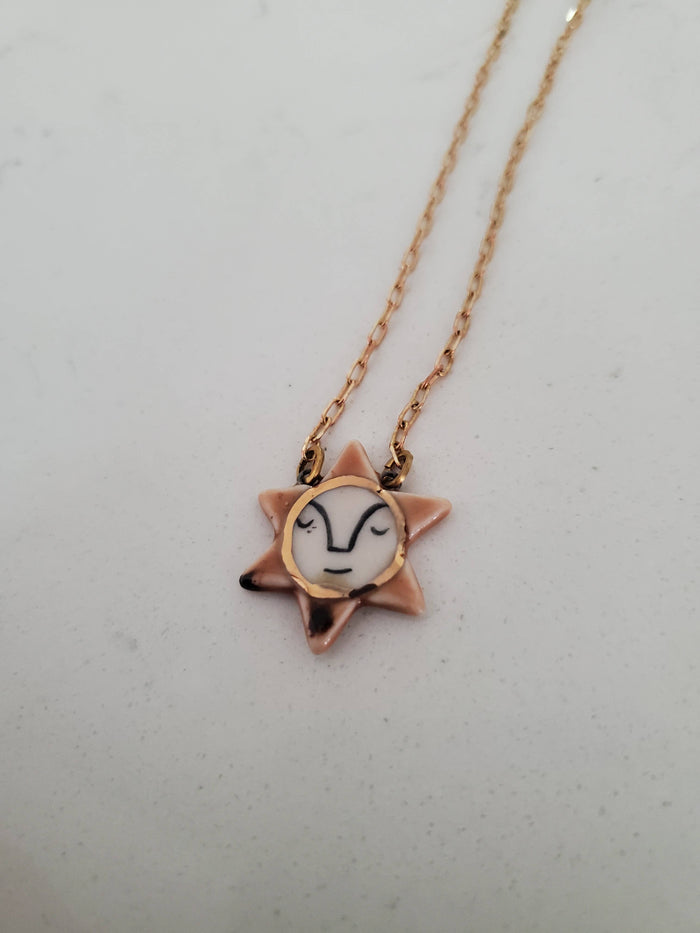 Sun Pendant Necklace