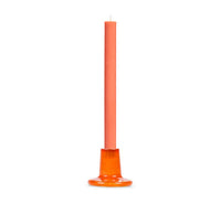 BRITISH COLOUR STANDARD - Glass Candleholder in Spanish Orange