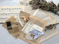 Collage Prompt Kit, Mixed Media Art Kit- Architecture