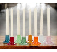 Glass Candleholders BRITISH COLOUR STANDARD