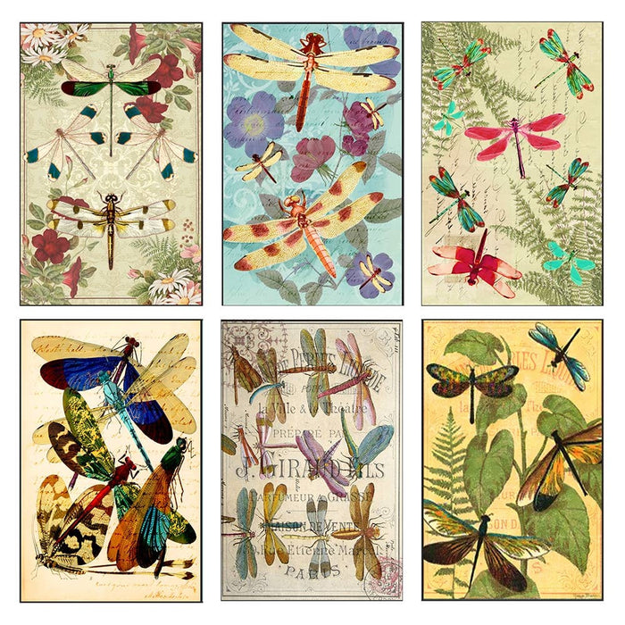Vintage Dragonfly Mini Matchboxes