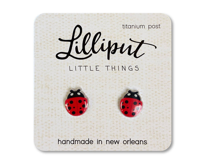 Ladybug Earrings / Lilliput