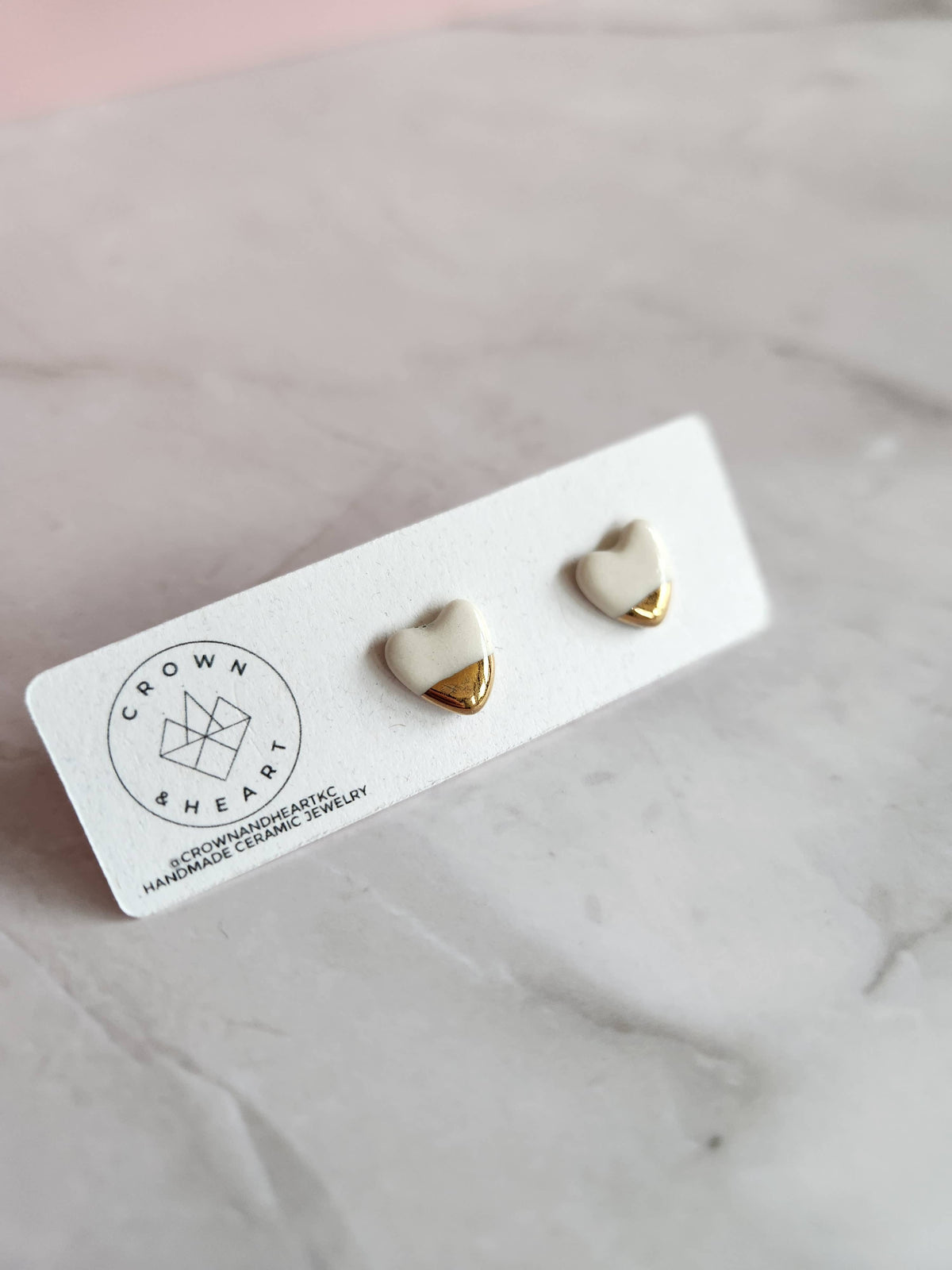 Heart Stud Earrings