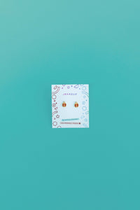 Ladybug Enamel Flat Back Kids Earrings