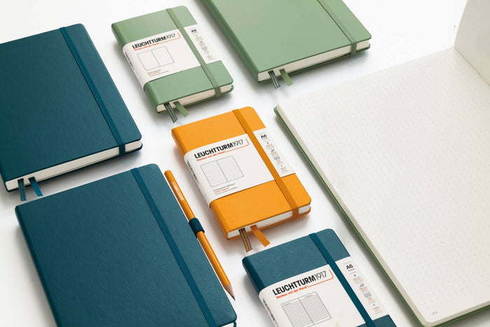 Leuchtturm 1917 A6 Softcover Pocket Sketchbooks - Dotted, Ruled - Various Colors