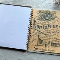 Vintage Mixed Media Journal - 9x12 inches