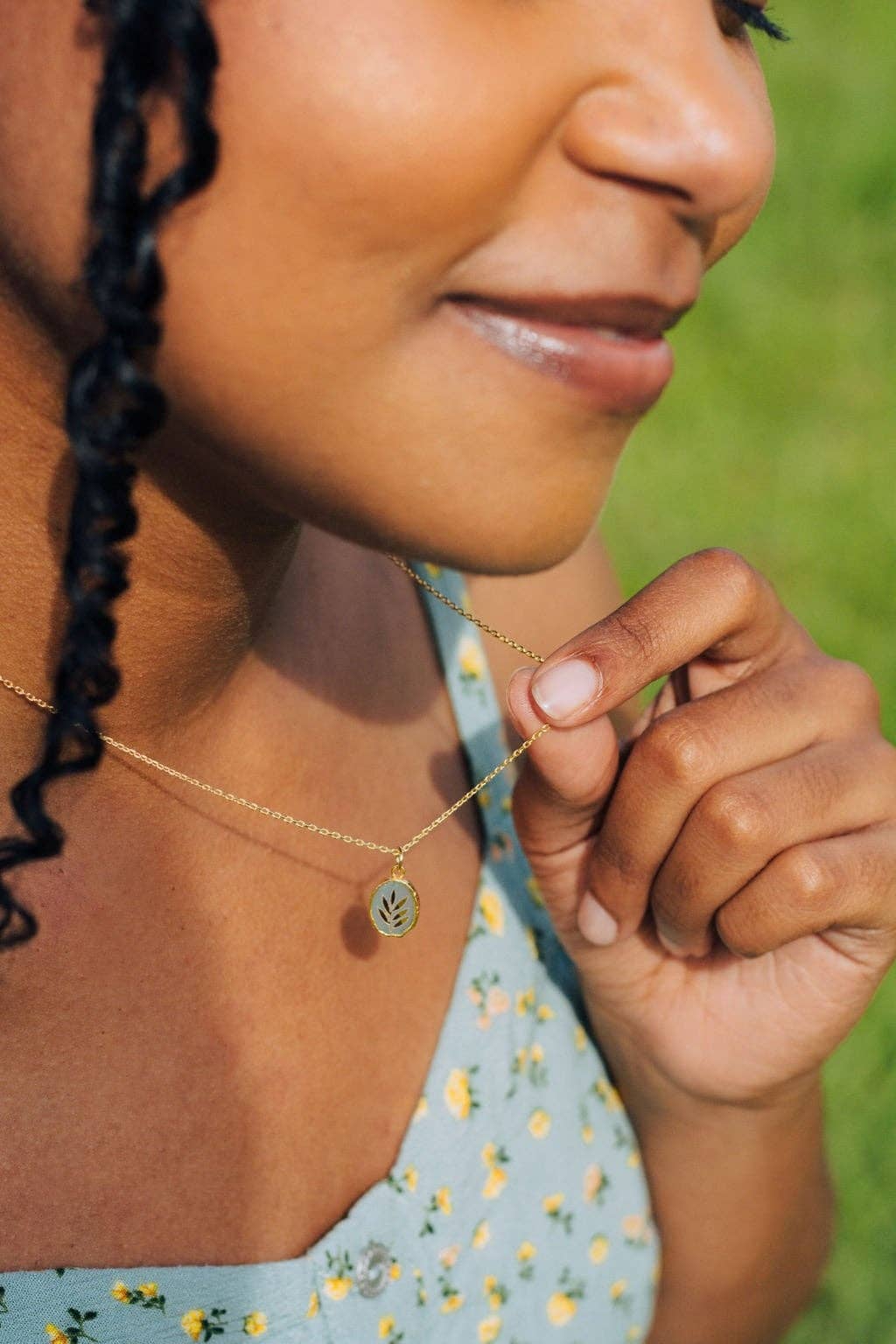 Gemstone Symbol Necklace / Jill Makes