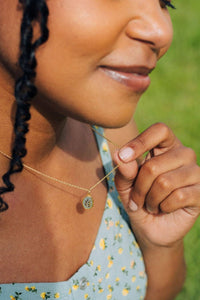 Gemstone Symbol Necklace / Jill Makes