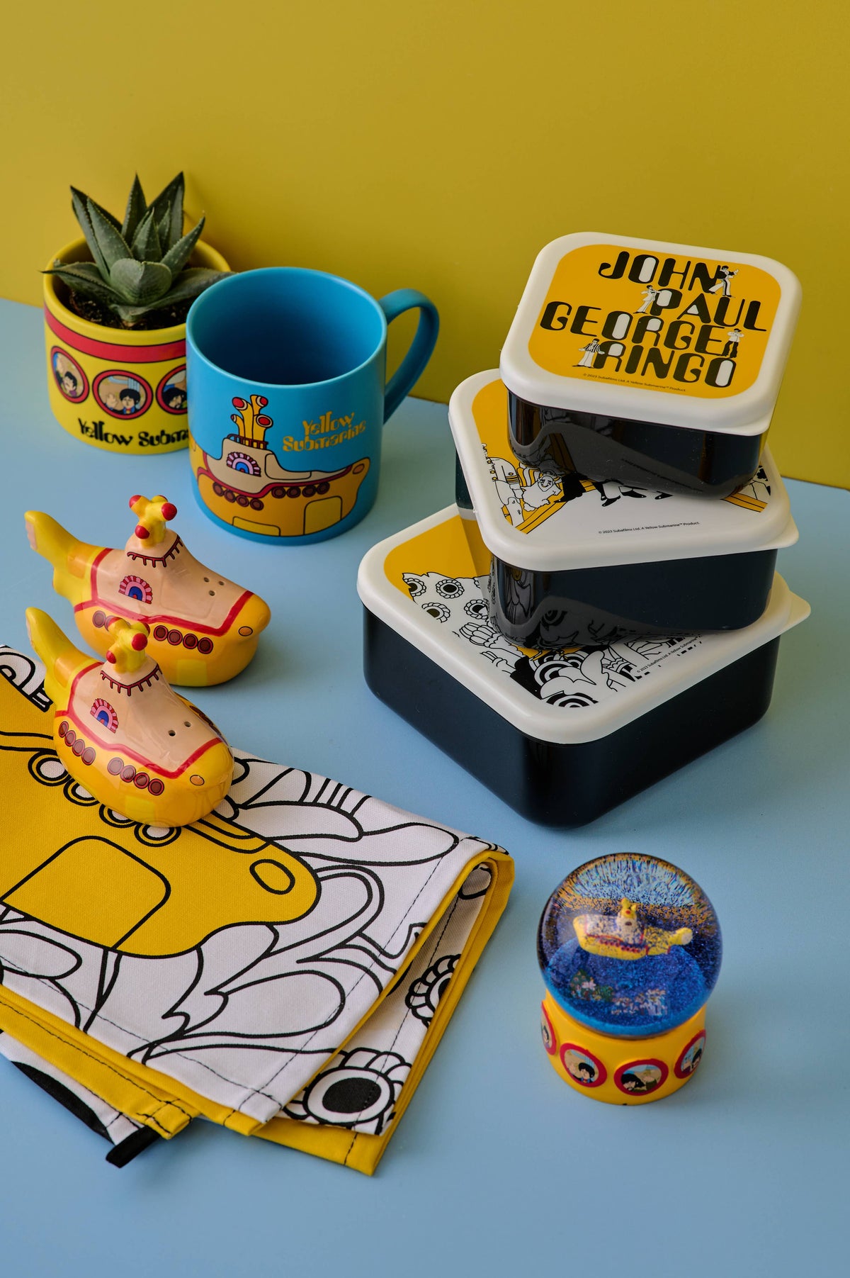 The Beatles Yellow Submarine Salt & Pepper Shakers
