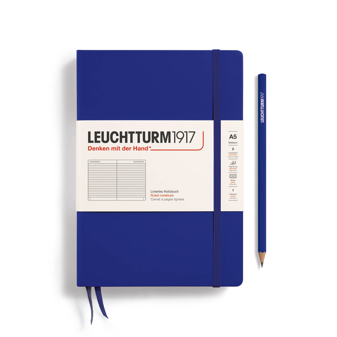 Notebooks - Medium (A5): Ink / Hardcover / Ruled