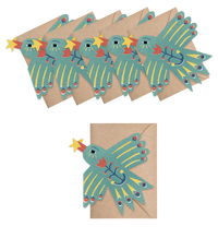 Messenger Bird Mini Cards - box of 6