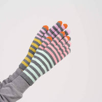 Color Stripe Touchscreen Gloves
