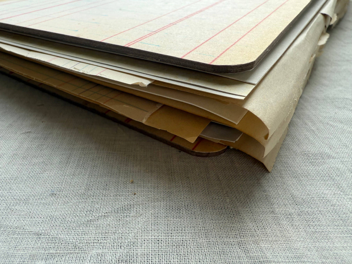 Vintage Mixed Media Journal - 9x12 inches