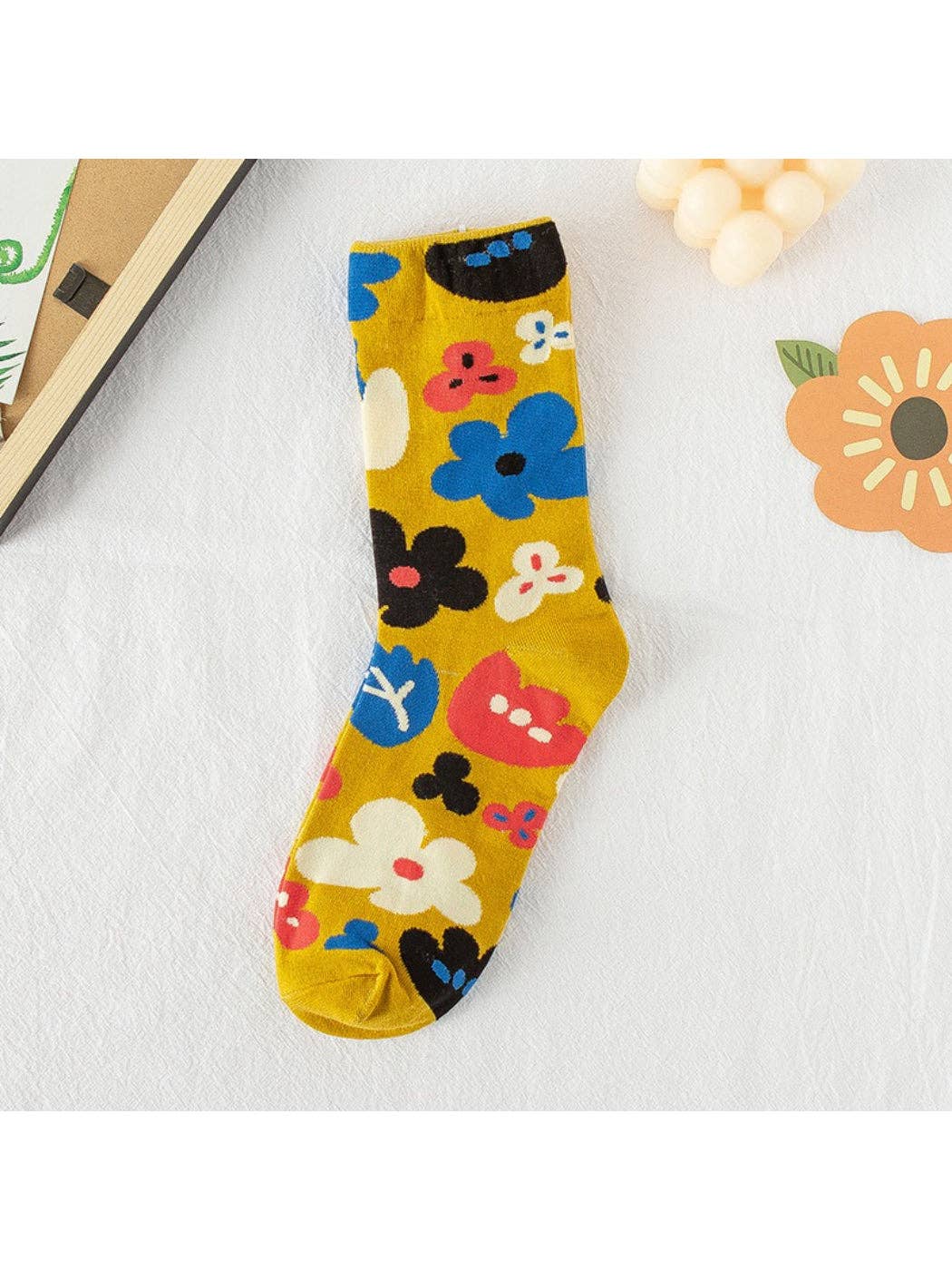 Rufia - Bloom Pop Art Crew Socks