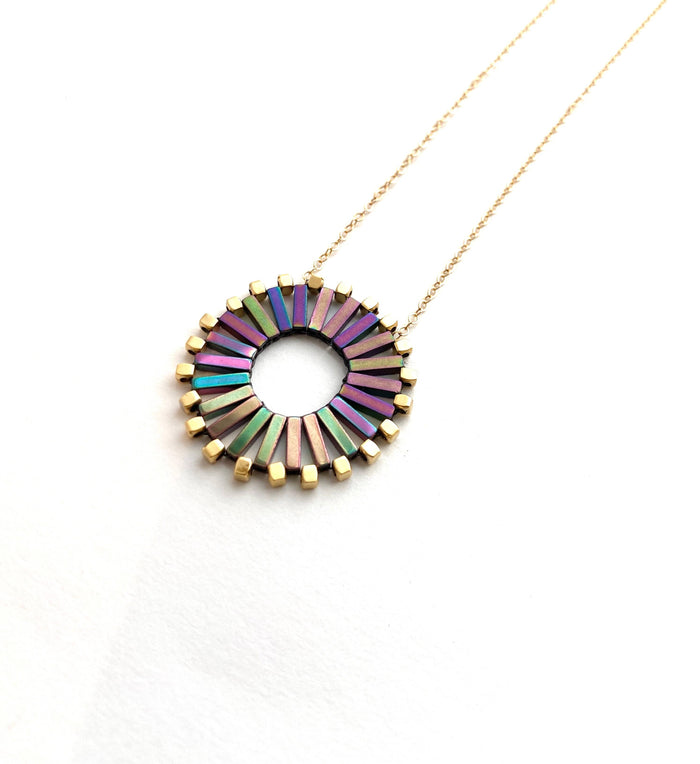 Pinwheel Necklace