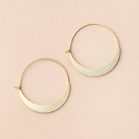 Refined Earring Collection - Crescent Hoop/Gold / Scout